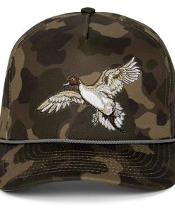 Paramount Outdoors Pintail Trucker Hat – Old School Dark Camo