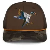 Paramount Outdoors Wood Duck 6-Panel Trucker Hat – Mesh Back, Brown