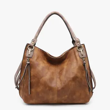 Jen & Co. Connar Vegan Distressed Tote Jen & Co. Connar Vegan Distressed Tote