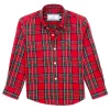 Properly Tied Boys Seasonal Sport Shirt YuletideSport Shirt Yuletide