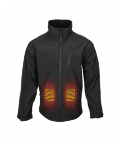 World Famous Sports Men's 3 Level Heated Softshell Jacket