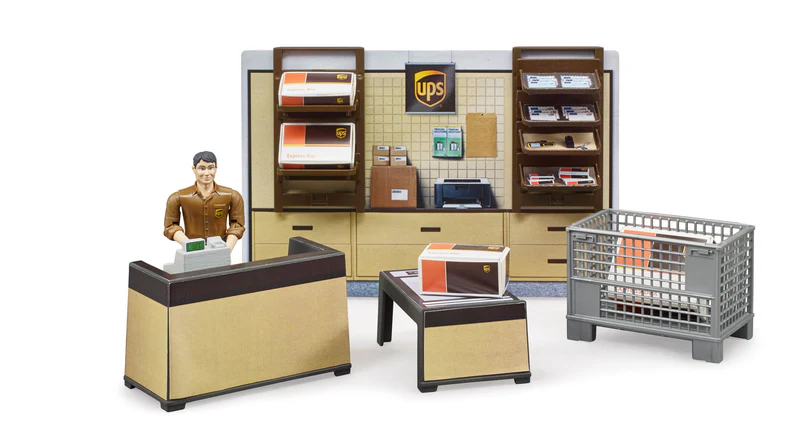 Bruder UPS Store with Worker #62250 Bruder UPS Store with Worker #62250
