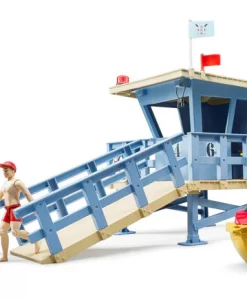 Bruder Bworld Lifeguard Station With Quad And Personal Water Craft #62780