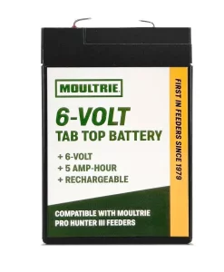 Moultrie 6V Tab-Top Battery (Rechargeable) #MFA-15120