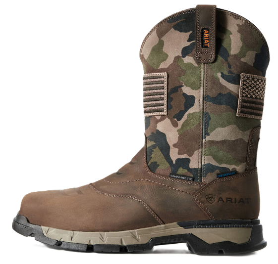Ariat Men's Rebar Flex Patriot Waterproof Composite Toe Work Boot #10029518 Ariat Men's Rebar Flex Patriot Waterproof Composite Toe Work Boot #10029518