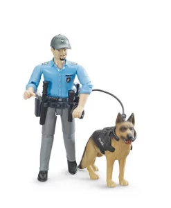Bruder Bworld Police Officer With Dog #62150