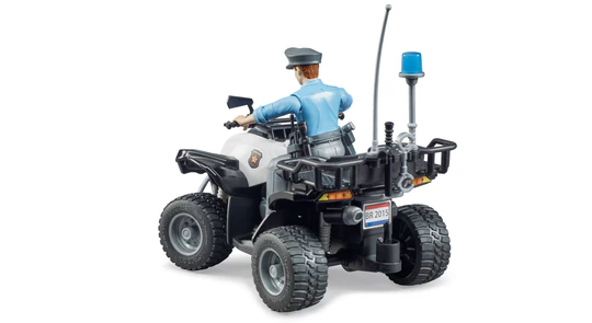 Bruder Police Quad With Police Officer And Equipment #63011 Bruder Police Quad With Police Officer And Equipment #63011