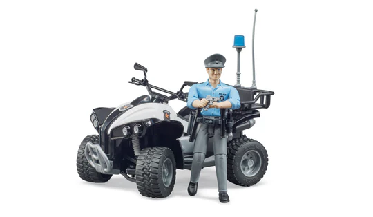 Bruder Police Quad With Police Officer And Equipment #63011 Bruder Police Quad With Police Officer And Equipment #63011