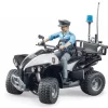 Bruder Police Quad With Police Officer And Equipment #63011
