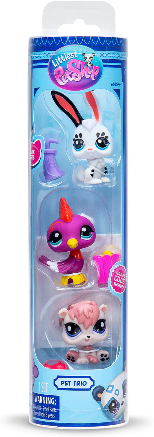 Schylling Littlest Pet Shop Pet Trios - Park Pets Schylling Littlest Pet Shop Pet Trios - Park Pets