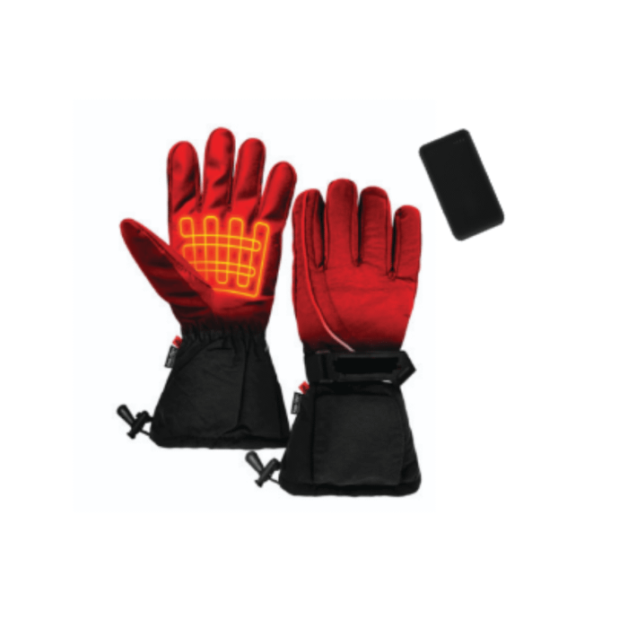 World Famous Sports Heated Insulated Gloves With Power Bank World Famous Sports Heated Insulated Gloves With Power Bank