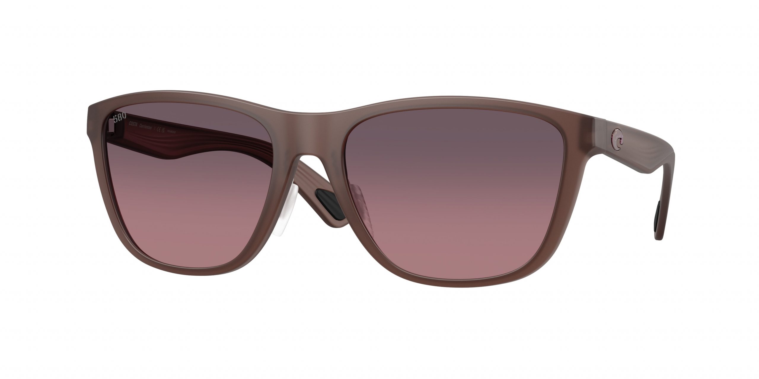 Costa Del Mar Corrientes Sunglasses In Matte Stormy Sunset With Rose Gradient 580G Lenses Costa Del Mar Corrientes Sunglasses In Matte Stormy Sunset With Rose Gradient 580G Lenses