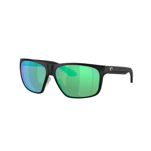 Costa Del Mar Trades Sunglasses In Matte Black With Green 580G Lenses Costa Del Mar Trades Sunglasses In Matte Black With Green 580G Lenses