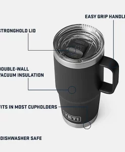 Yeti Rambler 20 oz Travel Straw Mug
