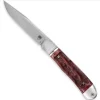 CobraTec Trapper Hidden Release Flip Open Drop Point Knife - Red #CTTHRRED