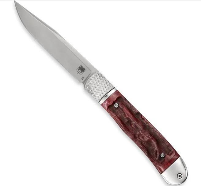 CobraTec Trapper Hidden Release Flip Open Drop Point Knife - Red #CTTHRRED CobraTec Trapper Hidden Release Flip Open Drop Point Knife - Red #CTTHRRED