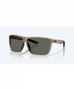 Costa Del Mar Rincon II Sunglasses In Matte Brown Smoke With Gray 580G Lenses #06S9121