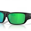 Costa Del Mar Schoolie Sunglasses In Matte Black With Green 580P Lenses