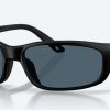 Costa Del Mar Brine II Sunglasses In Matte Black With Gray 580P Lenses