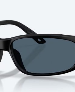 Costa Del Mar Brine II Sunglasses In Matte Black With Gray 580P Lenses
