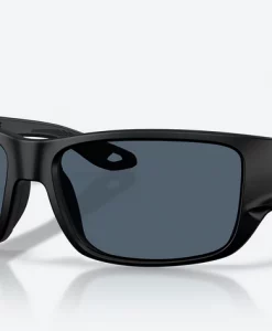 Costa Del Mar Schoolie Sunglasses In Matte Black With Gray 580P Lenses