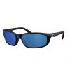 Costa Del Mar Brine II Sunglasses In Matte Black With Blue Mirror 580G Lenses