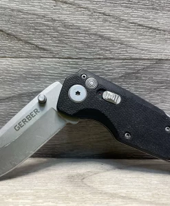 Gerber Obsidian Black 440 Stainless Steel Folding Knife #22-41021