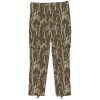 World Famous Sports Men's Brushed Cotton 6 Pocket Pant - Mossy Oak Bottomland