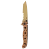 Columbia Knife & Tool M16-10DZ Tanto Folding Tactical M16 Knife - Desert Tan