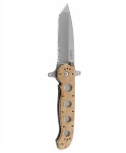 Columbia Knife & Tool M16-14ZSF Tanto Folding Tactical M16 Knife - Desert Tan