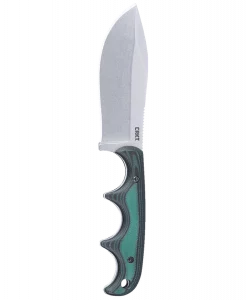 Columbia Knife & Tool Minimalist Nessmuk Fixed Blade Outdoor Survival Knife - Green/Black
