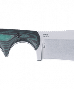 Columbia Knife & Tool Minimalist Nessmuk Fixed Blade Outdoor Survival Knife - Green/Black
