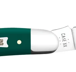 Case Knife Smooth Spruce Green Synthetic Muskrat Knife #64533