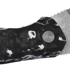 Case Knife White and Black Carbon Fiber Westline Knife #36555