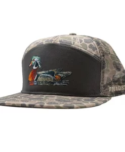 Fieldstone Youth 7 Panel Backwoods Camo Wood Duck Hat