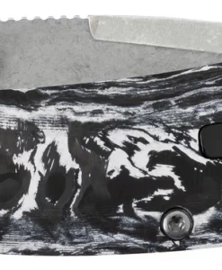 Case Knife White and Black Carbon Fiber Westline Knife #36555