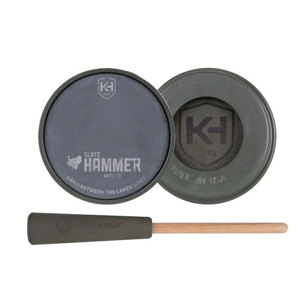 Knight & Hale Slate Hammer Pot Call - LBL Series #KHT0238 Knight & Hale Slate Hammer Pot Call - LBL Series #KHT0238