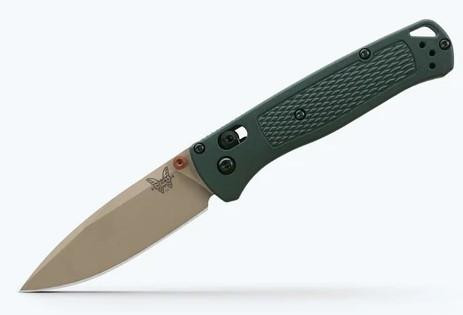 Benchmade Bugout Taiga Green Aluminum Drop-Point Folding Knife #535TN-2601 Benchmade Bugout Taiga Green Aluminum Drop-Point Folding Knife #535TN-2601