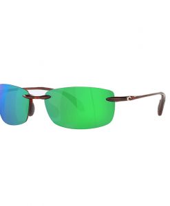 Costa Del Mar Ballast Sunglasses In Tortoise With Green Mirror 580P Lenses