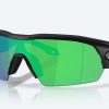 Costa Del Mar Pilothouse PRO Sunglasses In Matte Black With Green Mirror 580P Lenses