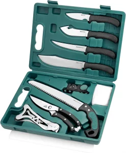 Outdoor Edge Gamepro 10-Piece Game Processing Knife Set