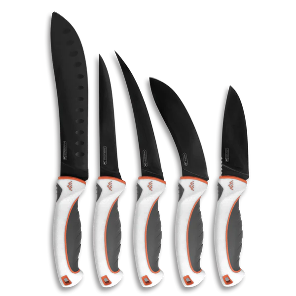 Outdoor Edge ErgoMax Game Processing Set 6 Piece Knife Set Outdoor Edge ErgoMax Game Processing Set 6 Piece Knife Set