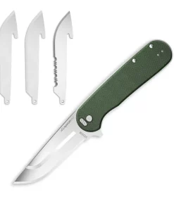 Outdoor Edge Razor VX 3 3.0" Replaceable Blade | Ceramic Bearing Flipper | EDC Knife