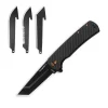 Outdoor Edge Razor VX5 3.0" Replaceable Blade | Ceramic Bearing Flipper | EDC Knife