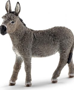 Schleich Farm World Donkey Figurine – Realistic Farm Animal Toy