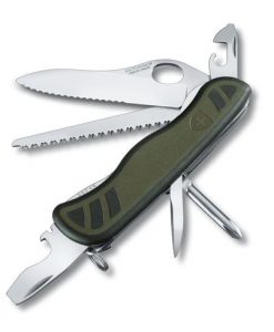 Victorinox Soldier's Standard Issue Swiss Army Knife - Olive/Black