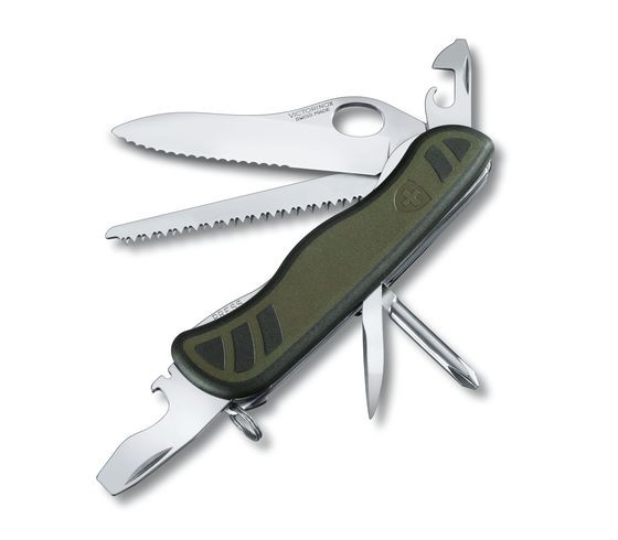 Victorinox Soldier's Standard Issue Swiss Army Knife Victorinox Soldier's Standard Issue Swiss Army Knife - Olive/Black