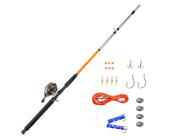 Zebco Ready Tackle Catfish Spincast Combo #RTCFSC702MH Zebco Ready Tackle Catfish Spincast Combo #RTCFSC702MH