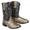 TuffRider Little Kid's Black Snake in My Boot – Western Leather Boots
