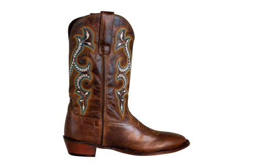 TuffRider Women's Jenny Embroidered Leather Square Toe Western Boots TuffRider Women's Jenny Embroidered Leather Square Toe Western Boots